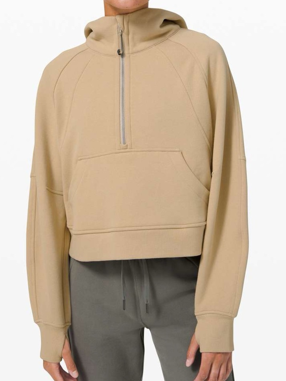 Lululemon Trench Scuba Oversized 1/2 Zip Hoodie Size M/L